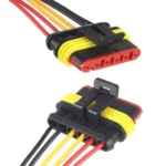 10pcs 6P Car Waterproof Plug Car Connector Plug-In, Length:10cm - Image 4