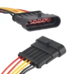 10pcs 6P Car Waterproof Plug Car Connector Plug-In, Length:10cm - Image 5