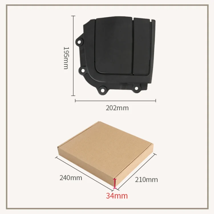 CAR2359_B2.webp For BMW 3 Series E93 Left Driving Car Convertible Rear Platform Right Hinge Cover Folding Cover - Image 3
