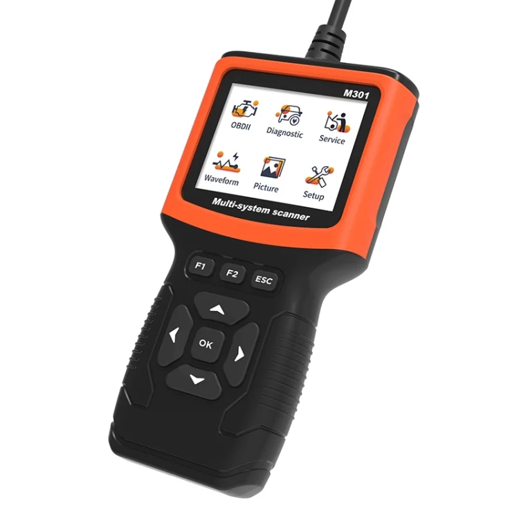 CAR2367_1.webp M301 9-18V OBD2 Car Code Reader Scanner Fault Detector - Image 2