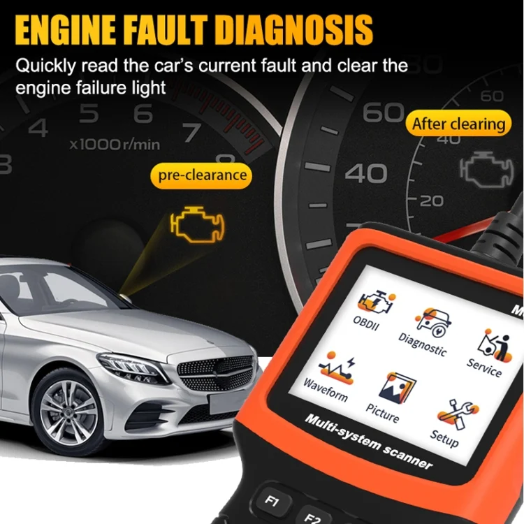 CAR2367_5.webp M301 9-18V OBD2 Car Code Reader Scanner Fault Detector - Image 6