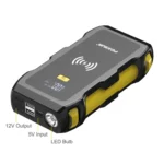 FOXSUR FJS-800 12V Car Multifunctional Wireless Charging Emergency Start Power Supply - Image 3