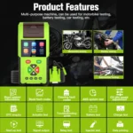 JDiag M200 8V-30V OBD Motorcycles Diagnostic Instrument with Data Printing - Image 5