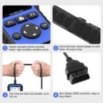 HD10 12V-24V 2 in 1 Full Systems Diagnostic Scan Tool OBD2/HDOBD/EOBD Scanner - Image 3