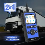 HD10 12V-24V 2 in 1 Full Systems Diagnostic Scan Tool OBD2/HDOBD/EOBD Scanner - Image 5