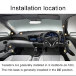 TP-008A 2pcs 500W 105dB Car Dome Tweeter Audio Loudspeaker Treble Speaker - Image 7