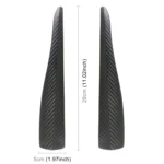 1 Pair Car Carbon Fiber Silicone Bumper Strip, Style: Short - Image 4