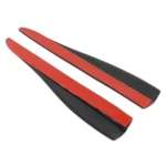 1 Pair Car Carbon Fiber Silicone Bumper Strip, Style: Short - Image 5
