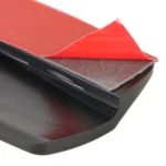 1 Pair Car Carbon Fiber Silicone Bumper Strip, Style: Short - Image 7