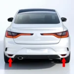 1 Pair For Renault Megane MK3 2008-2013 Car Rear Bumper Reflector Light 265650004R 3805 / 265600004R 3804 - Image 6