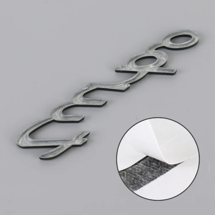CAR2498B_3.webp Car TURBO Personalized Aluminum Alloy Decorative Stickers, Size: 13x3x0.3cm - Image 5