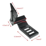 For Jeep Wrangler JL 2018-2019 Car Modification Curved Metal Left Foot Rest Pedal - Image 3