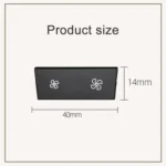 For BMW 3 Series E84 E90 F25 X3 Car Air Conditioner Panel Switch Button Air Volume Key 6411 9344 143-MA - Image 3