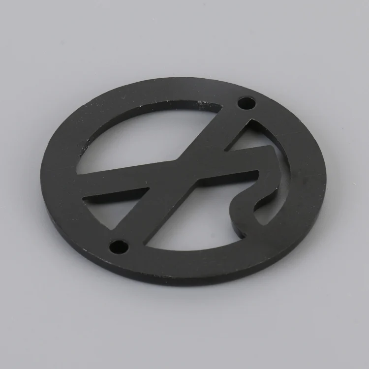 CAR2538B_3.webp Car No Smoking Sign Universal Personalized Aluminum Alloy Decorative Sticker, Size: 5 x 0.33cm - Image 4