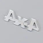 Car Number 4 x 4 Personalized Aluminum Alloy Decorative Sticker, Size: 9 x 3.5 x 2.3cm - Image 4