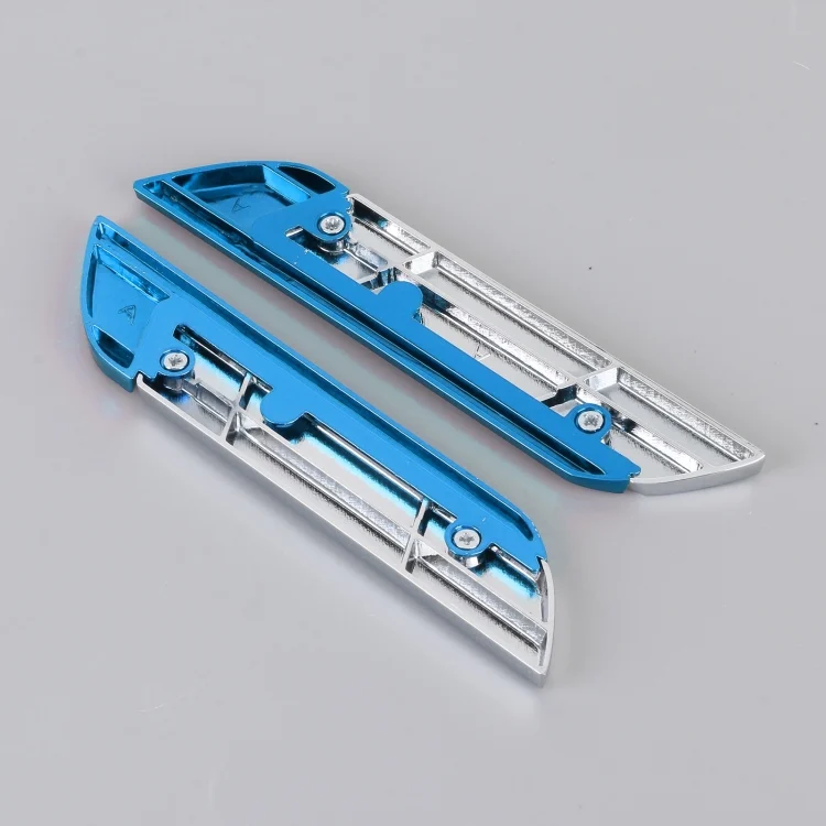 CAR2543L_3.webp 1 Pair Car Turbo Personalized Aluminum Alloy Decorative Stickers, Size: 11.5 x 2.5 x 0.5cm - Image 4