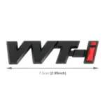 Car WT-i Personalized Aluminum Alloy Decorative Stickers, Size:7.5 x 2cm - Image 2