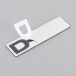 Car D4D Personalized Aluminum Alloy Decorative Stickers, Size:10 x 2.5cm - Image 5