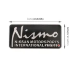 Car Nismo Metal Stickers Personalized Aluminum Alloy Decorative Stickers, Size:9 x 4.5cm - Image 2