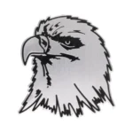 Car Owl Metal Stickers Personalized Aluminum Alloy Decorative Stickers, Size:8 x 7.5cm - Image 2