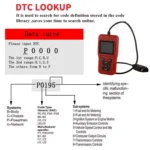 TK209 Car Mini Code Reader OBD2 Fault Detector Diagnostic Tool - Image 4