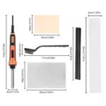 100W Electric Soldering Iron Plastic Welding Machine Car Bumper Repair Plier, UK Plug - Image 3