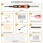 100W Electric Soldering Iron Plastic Welding Machine Car Bumper Repair Plier, UK Plug - Image 7