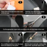 100W Electric Soldering Iron Plastic Welding Machine Car Bumper Repair Plier, UK Plug - Image 9