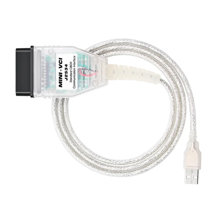 CAR2583_2.webp USB to OBD2 16 Pin MINI VCI FT232RL Single Diagnostic Cable for Toyota TIS Techstream - Image 3