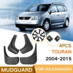 For Volkswagen Touran 2004-2015 4pcs/Set Car Auto Soft Plastic Splash Flaps Fender Guard - Image 2