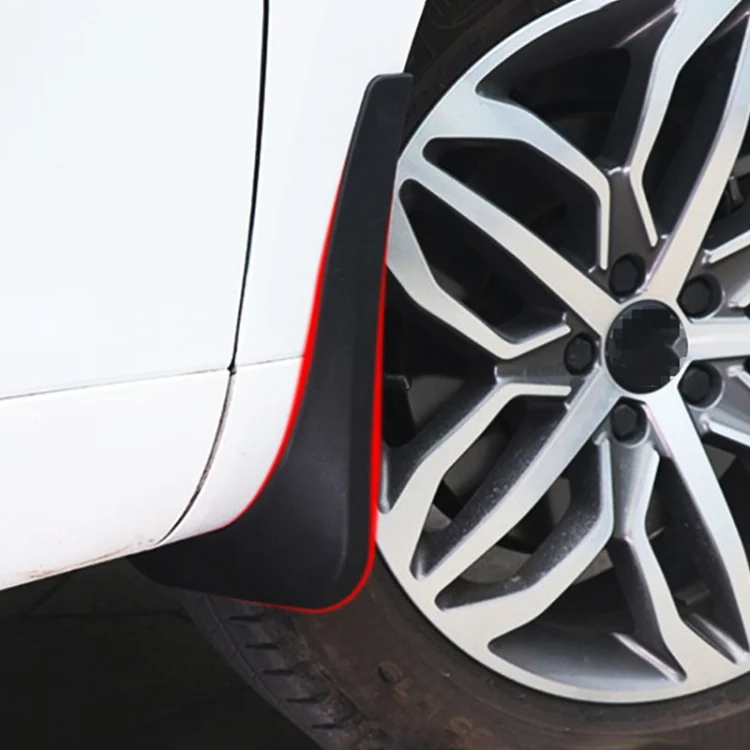CAR2644_2.webp For Volkswagen T-ROC 2023 4pcs/Set Car Auto Soft Plastic Splash Flaps Fender Guard - Image 3