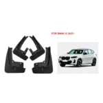 For BMW iX3 Electric 2021-2022 4pcs/Set Car Auto Soft Plastic Splash Flaps Fender Guard - Image 2