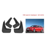 For Audi A3 Hatchback 2014-2016 4pcs/Set Car Auto Soft Plastic Splash Flaps Fender Guard - Image 2