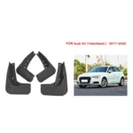 For Audi A3 Hatchback 2017-2020 4pcs/Set Car Auto Soft Plastic Splash Flaps Fender Guard - Image 2