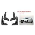 For Audi A3 Hatchback Sport 2017-2020 4pcs/Set Car Auto Soft Plastic Splash Flaps Fender Guard - Image 2