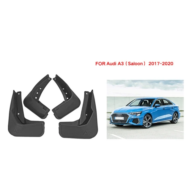 CAR2711_1.webp For Audi A3 Sedan 2017-2020 4pcs/Set Car Auto Soft Plastic Splash Flaps Fender Guard - Image 2