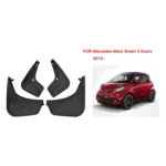 For Mercedes-Benz Smart 2-door 2016-2021 4pcs/Set Car Auto Soft Plastic Splash Flaps Fender Guard - Image 2