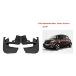 For Mercedes-Benz Smart 4-door 2016-2021 4pcs/Set Car Auto Soft Plastic Splash Flaps Fender Guard - Image 2