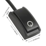 Car Universal White Light Switch with Lock - Image 4