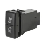 TS-201 For Toyota Car Blue-green Light Large Fog Light Dual Control Switch with Lock - Image 3