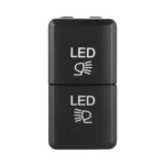 TS-201 For Toyota Car Blue-green Light Large Fog Light Dual Control Switch with Lock - Image 4