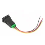 TS-202 For Toyota Blue-green Light Car Small Dual Control Switch with Lock - Image 2