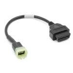 For Kawasaki 6 Pin to OBDII Female Motorcycle Connector Cable - Image 2