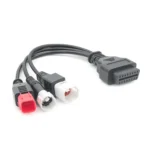 For Honda / Yamaha 3 in 1 OBDII Female to 3 Pin+4 Pin+6 Pin Motorcycle Connector Cable - Image 4