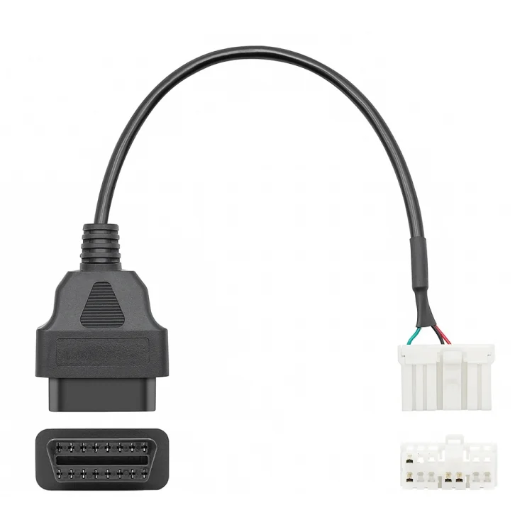 For Tesla Model X / S 2012-2015 OBDII to 12 Pin OBD Adapter Cable