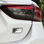 Car F Pattern Aluminum Alloy Personalized Decorative Stickers, Size:7.5x3.5x04cm