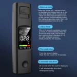 CSY-100 Portable Air Blowing High Precision Digital Alcohol Tester - Image 8