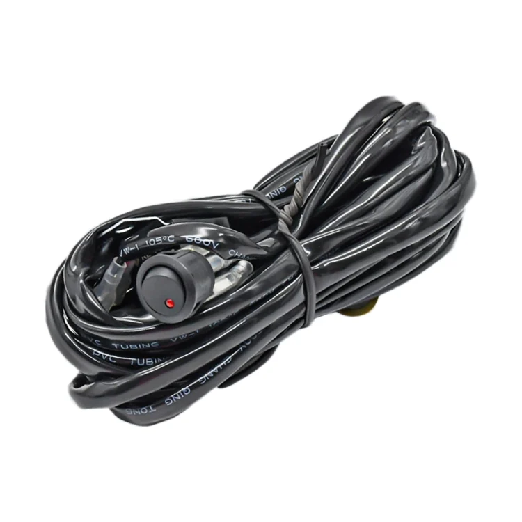CAR2819.webp D0034 Off-road Vehicle 300W Round Waterproof Switch Light Wiring Harness - Image 1