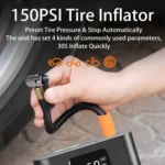 D7L 8800mAh Multifunctional Car Emergency Start Power Supply Air Pump Integrated Machine - Image 4