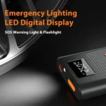 D7L 8800mAh Multifunctional Car Emergency Start Power Supply Air Pump Integrated Machine - Image 9